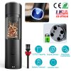 Electric Salt and Pepper Grinder Automatic Gravity Sensor Battery Powered Salt Mill LED Indicator Adjustable Coarseness One Hand Easy Operation