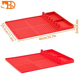 Griddle Mat BBQ Grill Accessories Tools for Blackstone (Color: Red)