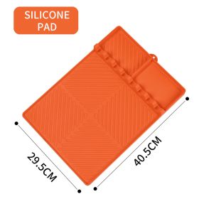 Griddle Mat BBQ Grill Accessories Tools for Blackstone (Color: orange)