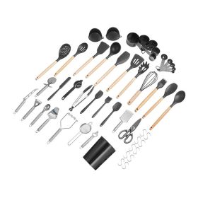Kitchen Cooking Utensils Set for BBQ & Kitchen (Color: As pic show, Type: 50 PCS)